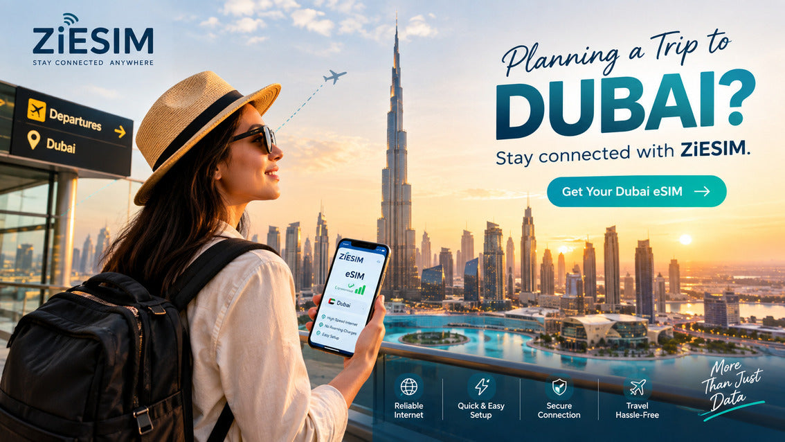 Buy Unlimited Data eSIM for Dubai – Fast & Easy Connectivity | ZiESIM
