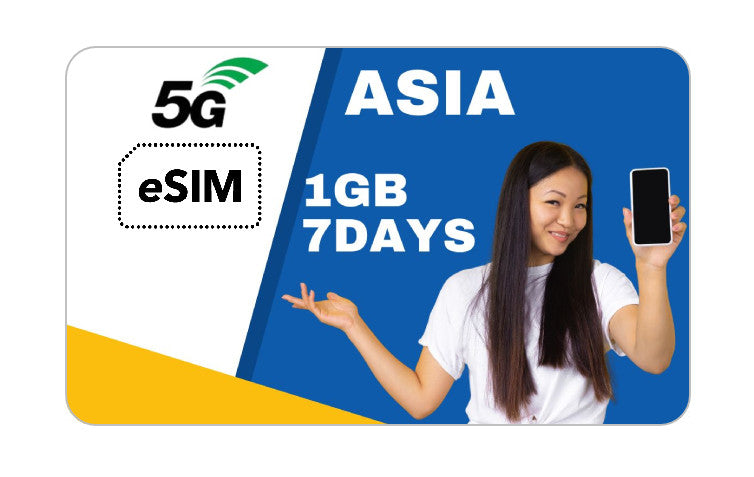 Asia eSIM – Fast & Affordable Travel Data Plans